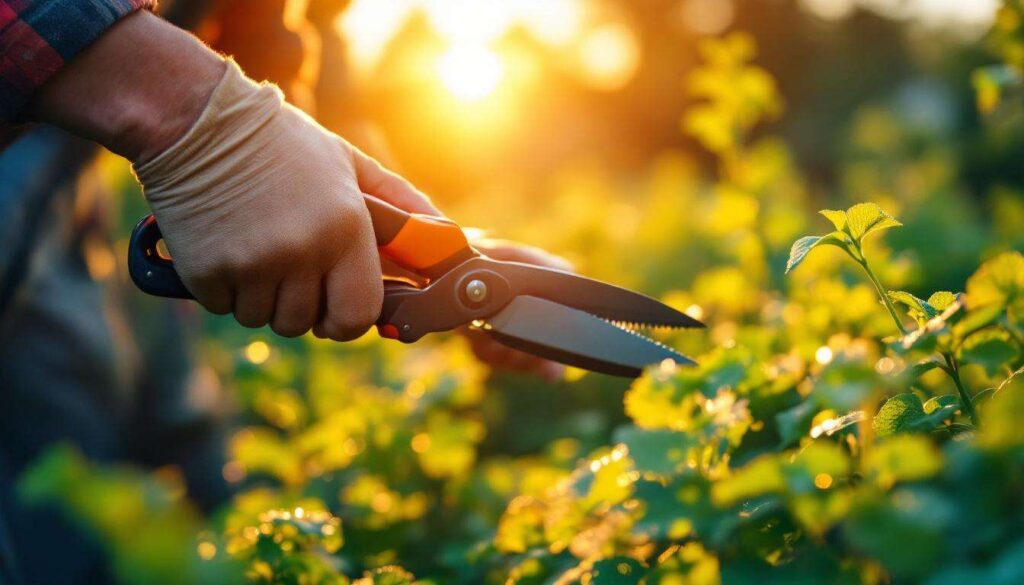 Why pruning early in the morning helps plants heal quickly