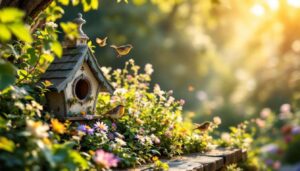 Want to Attract Small Birds to Your Garden? This Decorative and Poetic Object Works Better Than a Feeder
