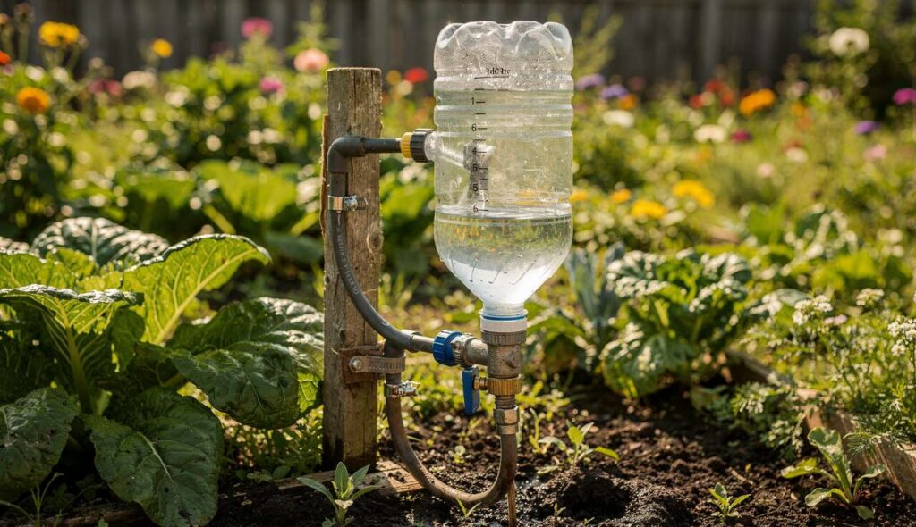 The Day I Built an Automatic Watering System from Waste I Never Thought I’d Keep